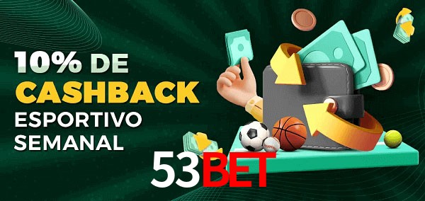 10% de bônus de cashback na 53bet